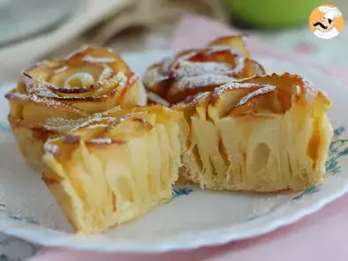 Apple roses in puff pastry - photo 3