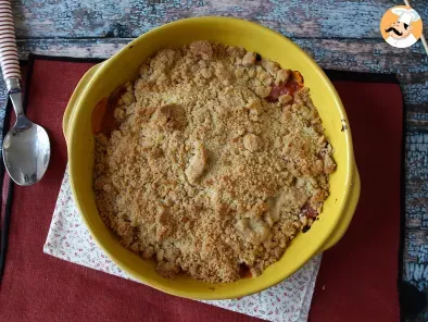 Apricot crumble, the super comforting melting and crunchy dessert - photo 4