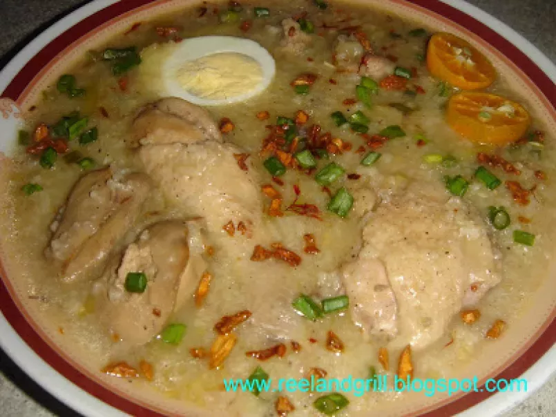 Arroz Caldo or Lugaw (Chicken Congee) - photo 2