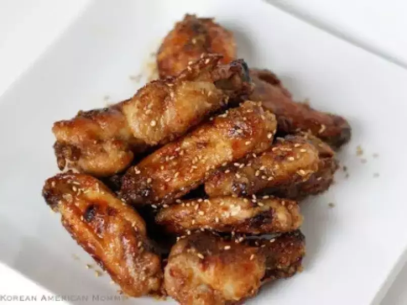 Asian Baked Crispy Chicken Wings