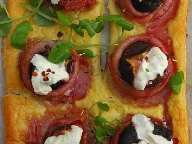 Bacon, Fig and Goat's Cheese Tart