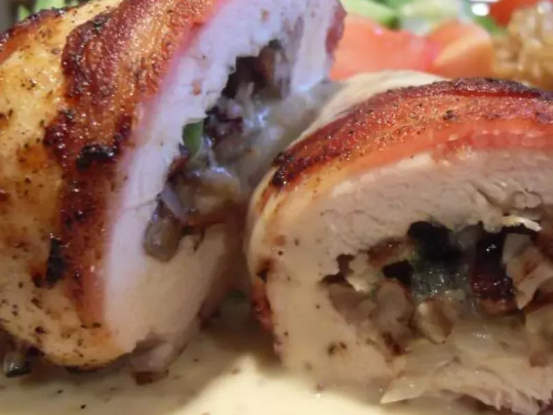 Bacon Wrapped Stuffed Chicken Breasts - photo 3