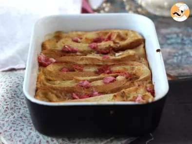 Baked french toast with prink pralines topping - photo 5