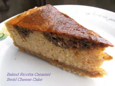 Baked Ricotta Caramel Cheese Cake