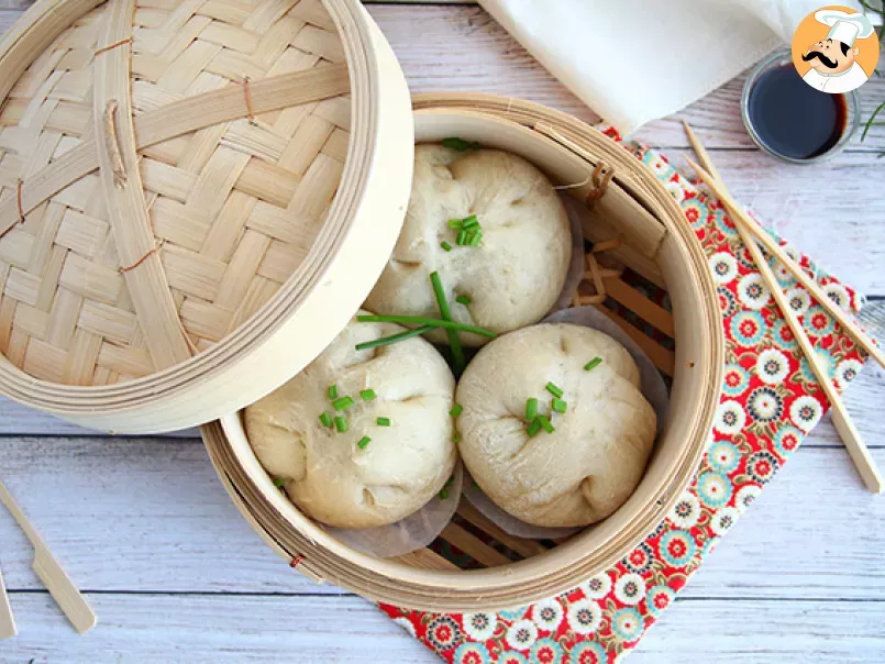 Bao buns, little steamed stuffed-buns