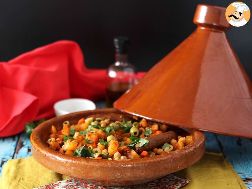 Beef and vegetables tagine