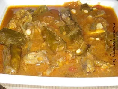 Bendakaya Mamsam / Lady finger mutton curry - photo 2