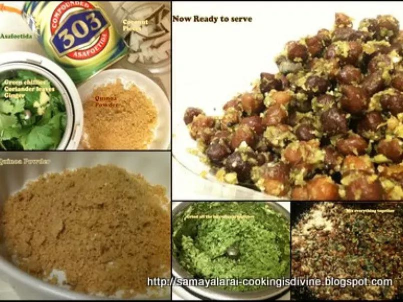 Black Channa/Kadale Kaalu/Kaala Channa/Black Garbanzo Beans Stir-fry with Quinoa - photo 2