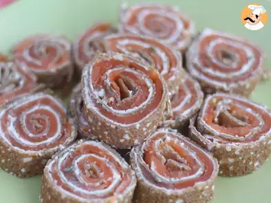 Buckwheat pinwheels with salmon - Video recipe! - photo 2