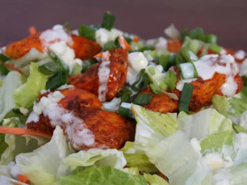 Buffalo Chicken Salad with Blue Cheese Dressing - photo 2