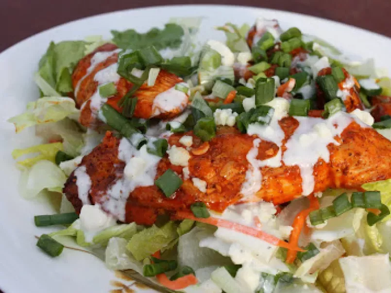 Buffalo Chicken Salad with Blue Cheese Dressing - photo 3