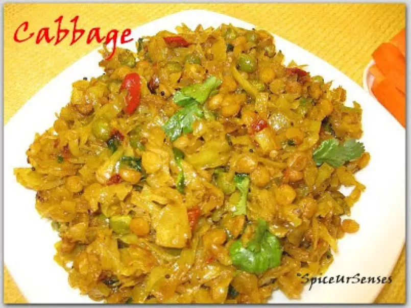 Cabbage Sabji (Band Gobi Stir Fry )