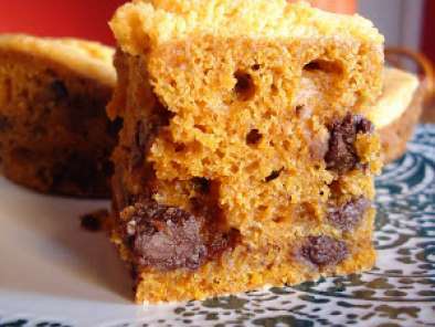 Cake of the Week: Pumpkin Chocolate Chip Bars with Pumpkin Buttercream