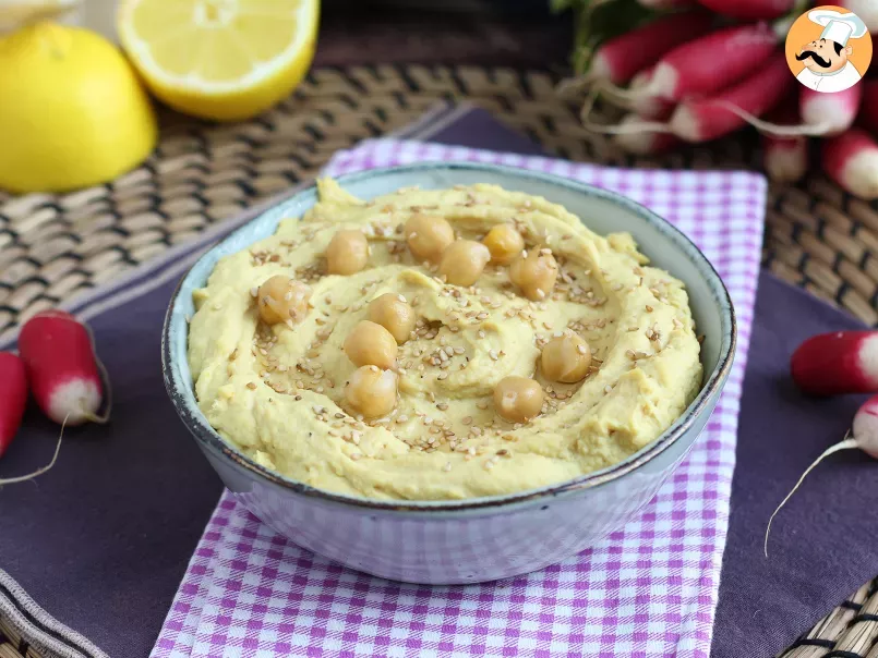 Candied lemon hummus for even more delicate flavors