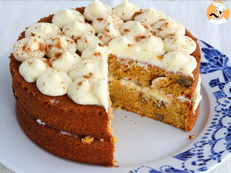 Carrot Cake with nuts - Video recipe !