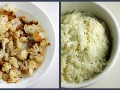Cauliflower Disguised in Two-Ways: Mashed Potatoes and Popcorn
