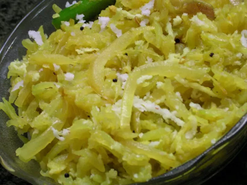 Chayote with Grated Coconut/Thoran