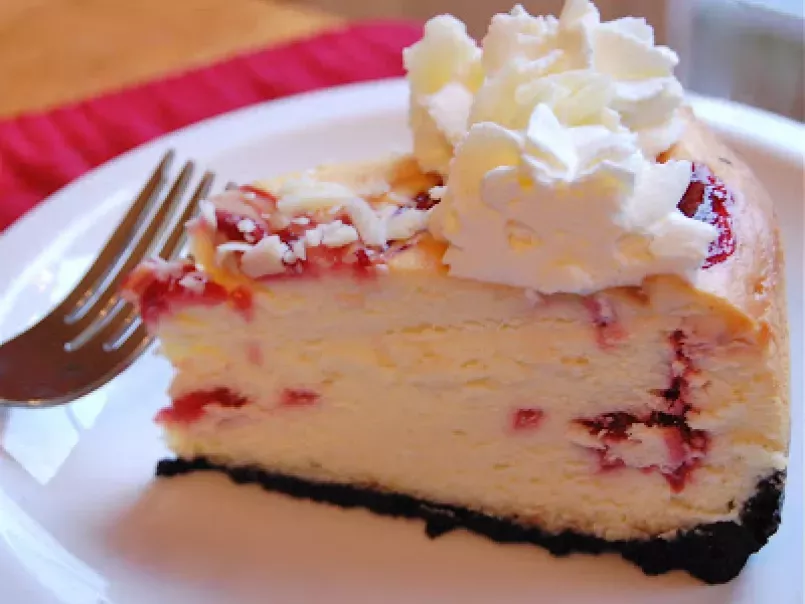 Cheesecake Factory's White Chocolate Raspberry Truffle Cheesecake - photo 2