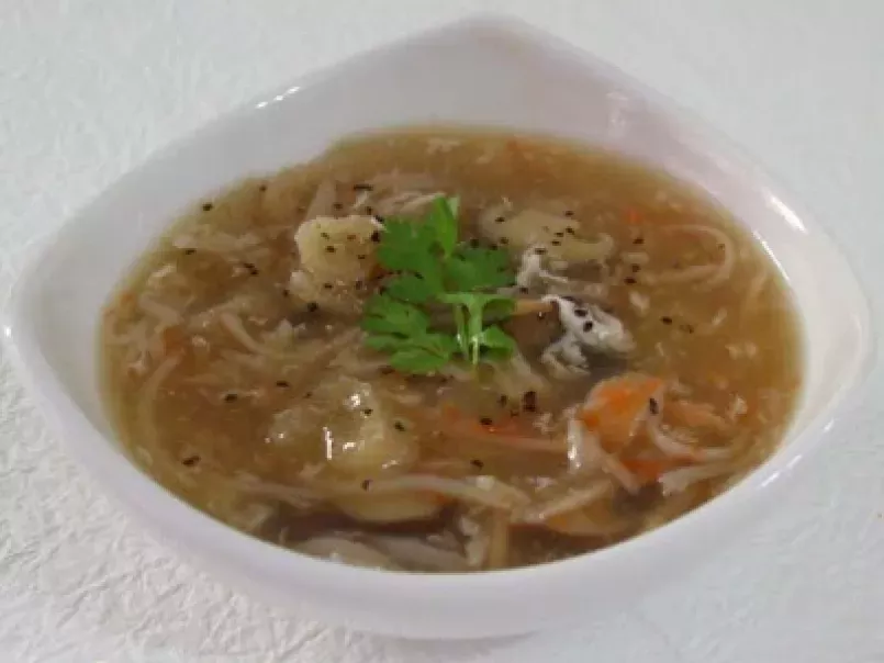 Chicken and Bamboo Pith (Thick) Soup