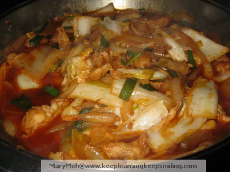 Chicken And Chinese Cabbage Stir Fry With Hot Bean Paste - photo 2
