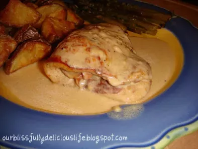 Chicken Cordon Bleu with a Creamy Dijon Pan Sauce - photo 3