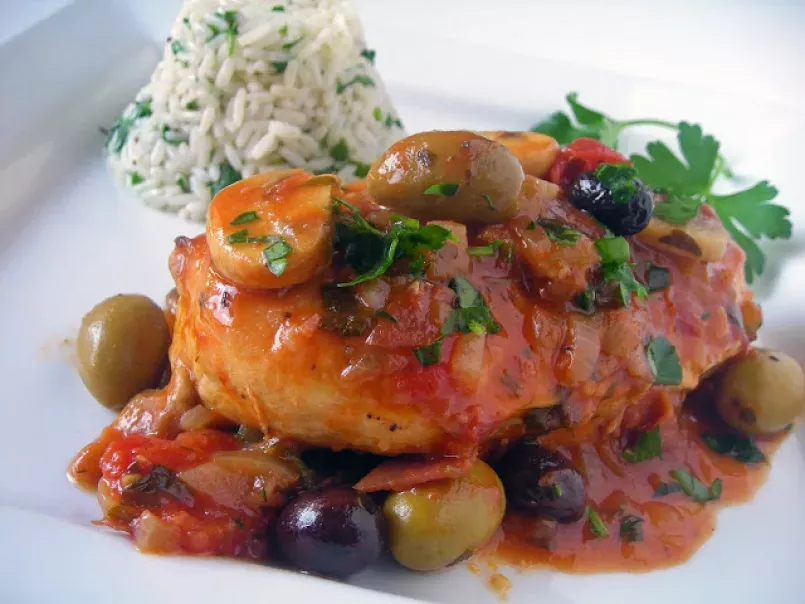 Chicken Marengo the famous French dish invented by Napoleon's battlefield
