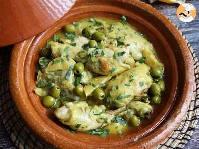 Chicken tagine, lemon and olives (super easy to make!) - photo 3
