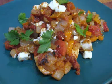 Chicken with Tomatoes, Peppers, and Feta - photo 2