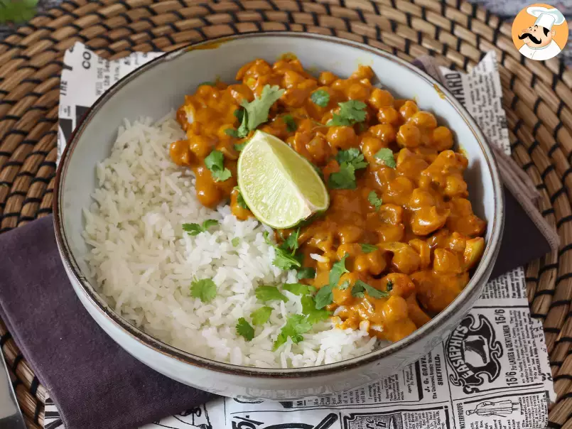 Chickpea curry, the super gourmet vegan recipe