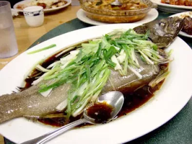 Chinese Steamed Fish Hongkong Style