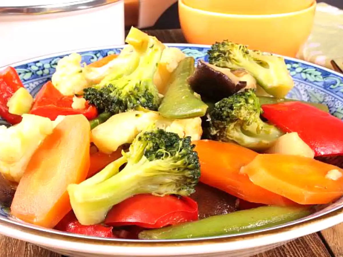 Chinese Stir Fried Mixed Vegetables