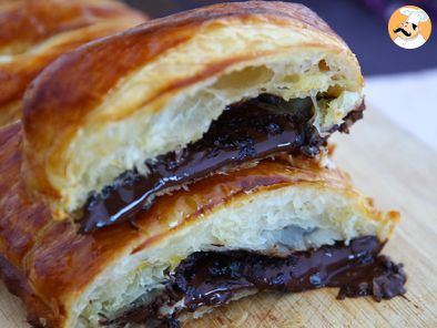 Chocolate braided puff pastry - photo 3