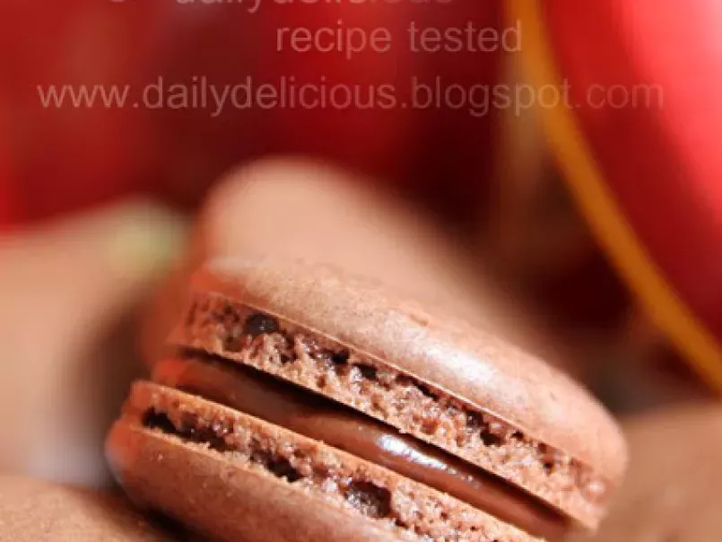 Chocolate macarons with Mars Ganache: Special gift for the one you love! - photo 2