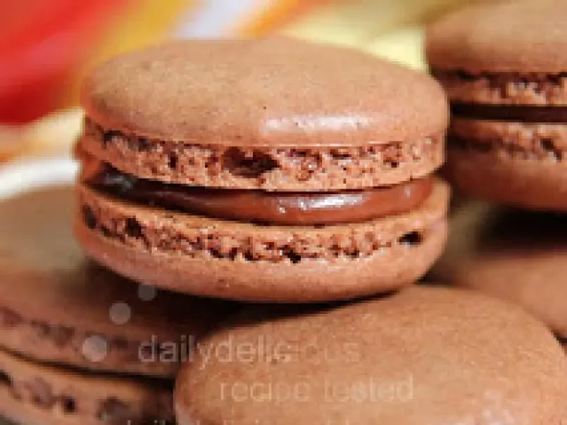 Chocolate macarons with Mars Ganache: Special gift for the one you love! - photo 3