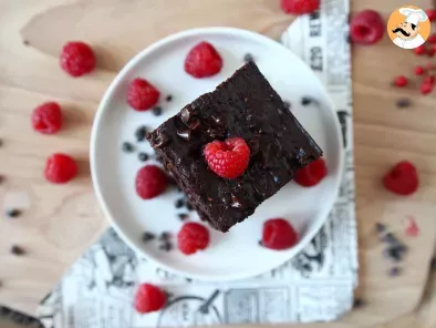 Chocolate raspberry brownies - photo 7
