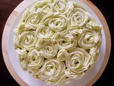 Chocolate Yam Cake Buttercream Roses