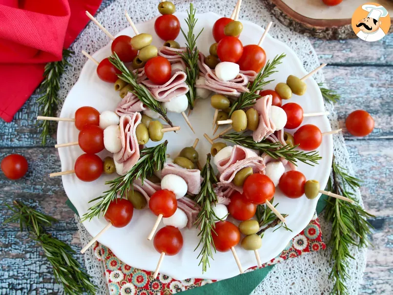 Christmas wreath appetizers