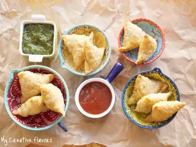 Classic Samosa with Four Fillings - Potato, Peas'n'Corn, Spinach & Coconut - photo 3