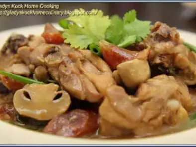 Clay Pot Chicken with Chinese Sausage Recipe