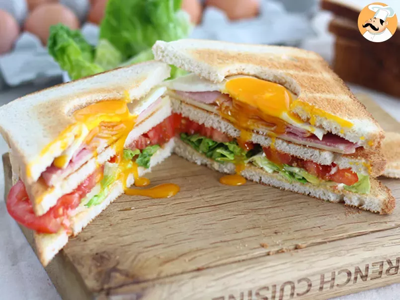 Club Sandwich with an egg - Video recipe! - photo 2