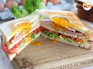 Club Sandwich with an egg - Video recipe! - photo 2