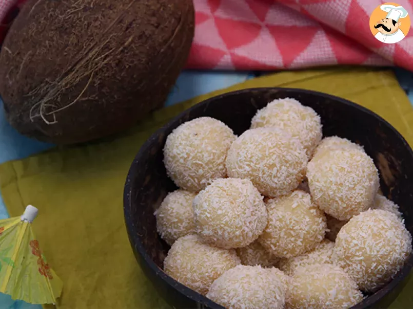Coconut balls - brigadeiros with coconut - photo 3