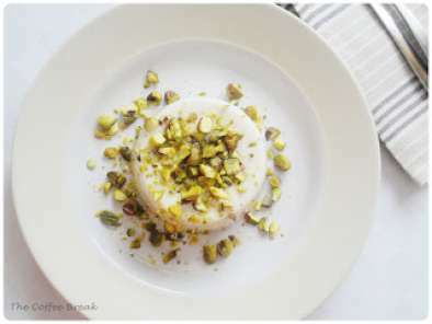 Coconut Panna Cotta with Chopped Pistachios - photo 2