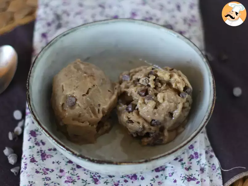Cookie dough nice cream with only 3 ingredients and no added sugars! - photo 2