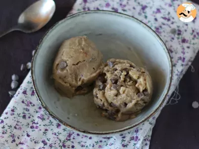 Cookie dough nice cream with only 3 ingredients and no added sugars! - photo 4