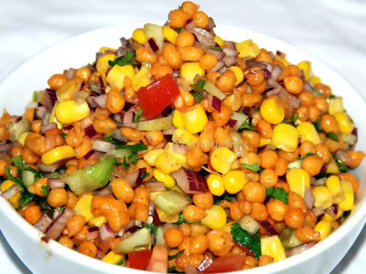 Corn Boondi Bhel