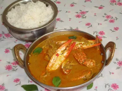 Crab Curry / Nandu Kulambu / South Indian Crab Curry