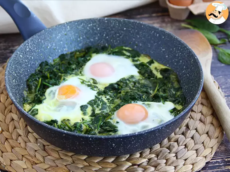 Creamed spinach with eggs - photo 5