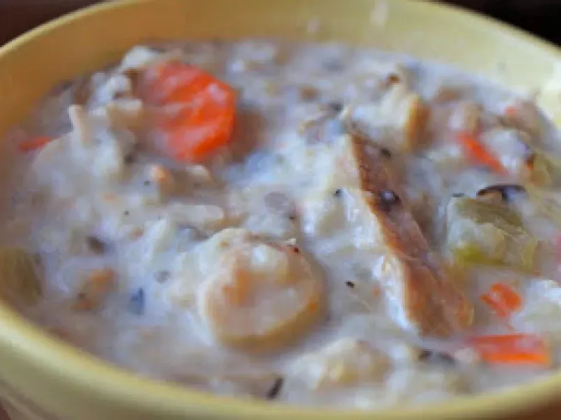 Creamy chicken and wild rice soup - photo 2