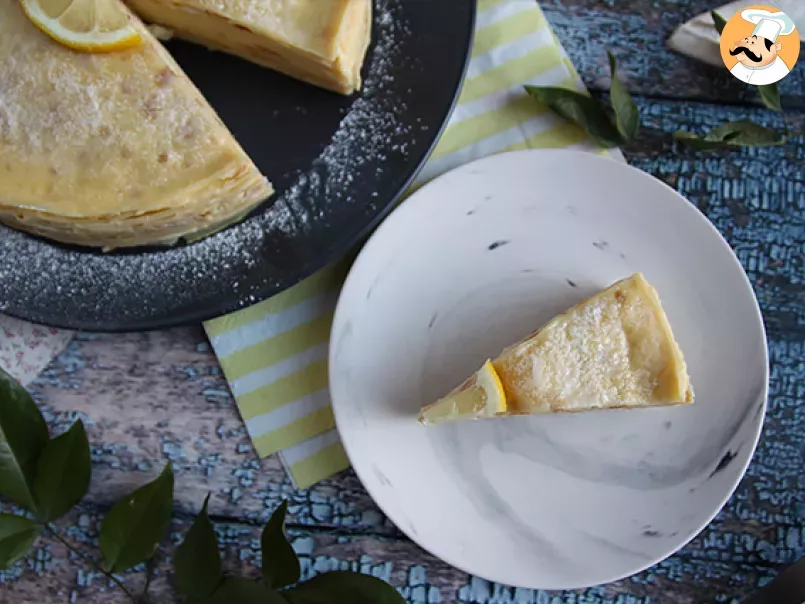 Crepes cake with lemon curd - Video recipe! - photo 4
